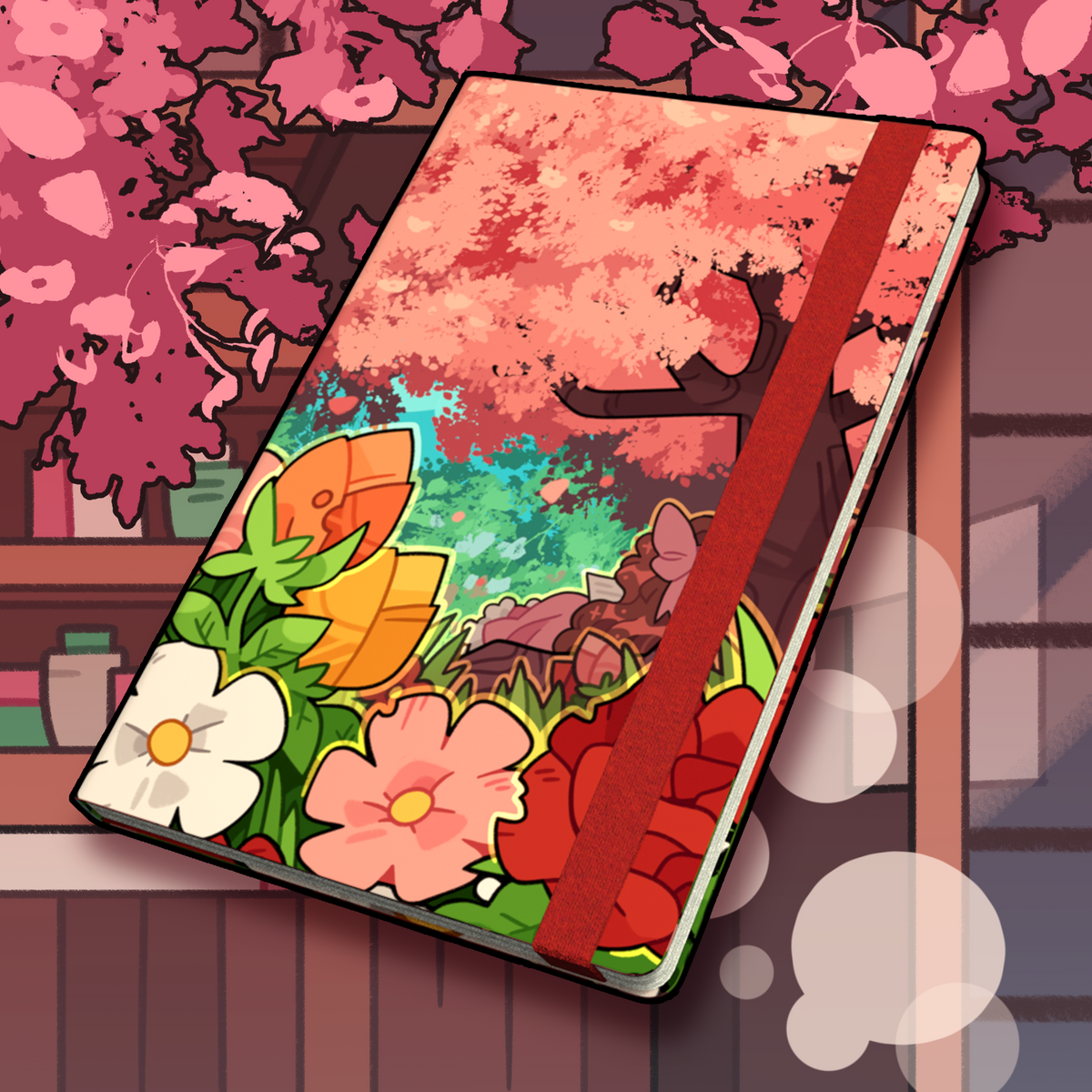 Garden Leatherette Notebook