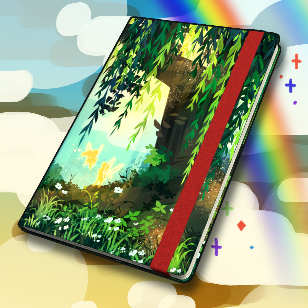 Fairy Leatherette Notebook
