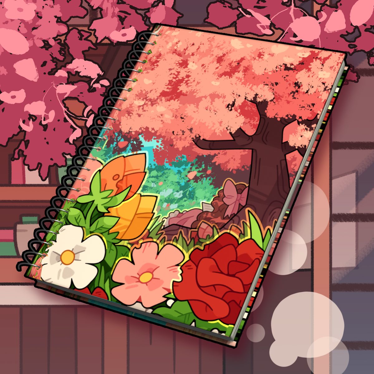 Garden Spiral Notebook